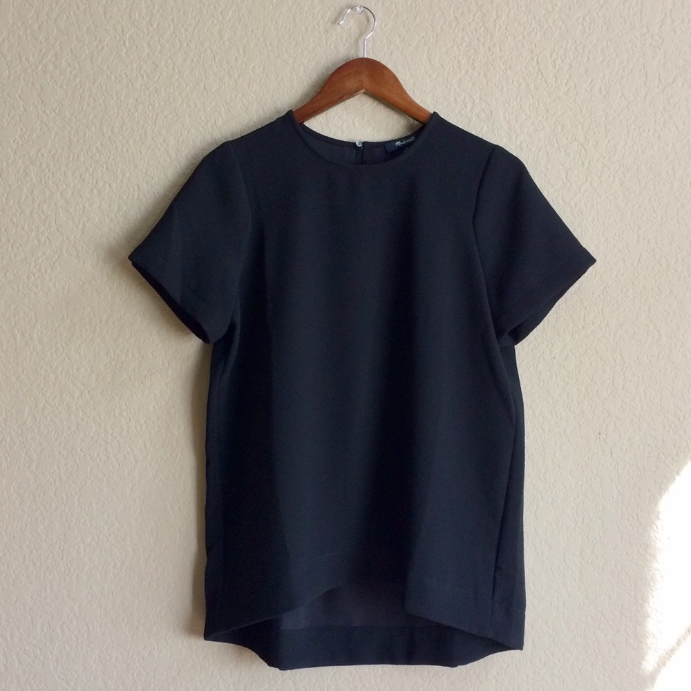 NWT Madewell Black Tailored Tee